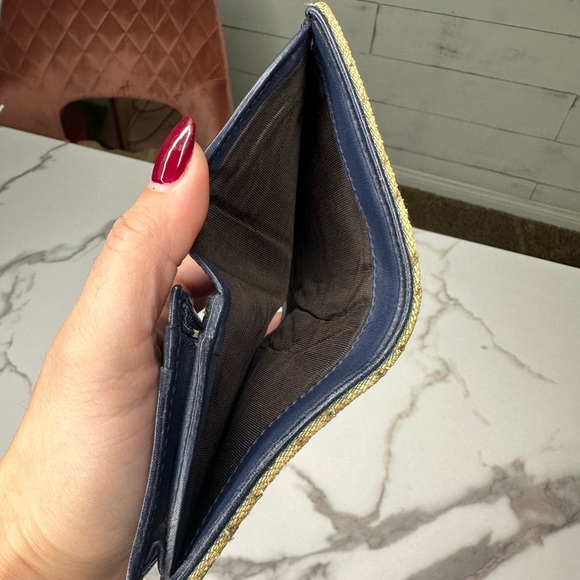 Gucci Marmont Floral Denim Bifold Wallet - Picture 8 of 9